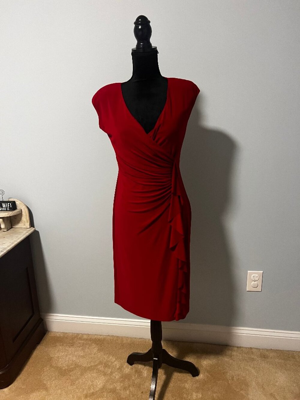 American Living Cocktail Dress (Red)- Size 6